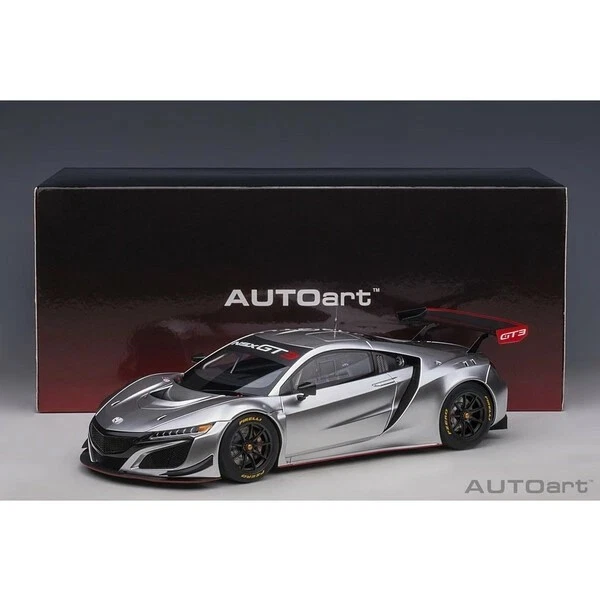 Autoart 1/18 Honda NSX GT3 Nero Opaco | Modellino Auto Da Collezione