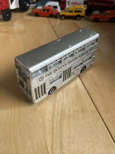Dinky Toys Vintage Atlantean Bus - The Queens Silver Jubilee 1977