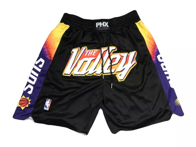 Premium Classic Retro Phoenix Suns Basketball Shorts Street Wear Hypebeast