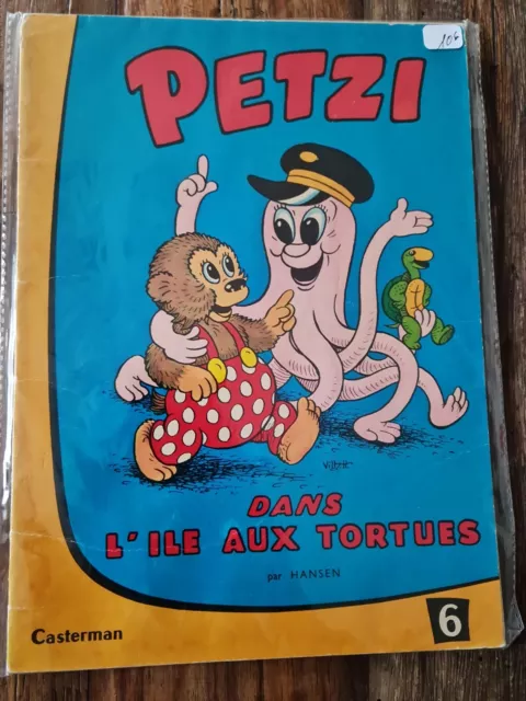 Petzi dans l île aux tortues N°6 - Casterman - 1959