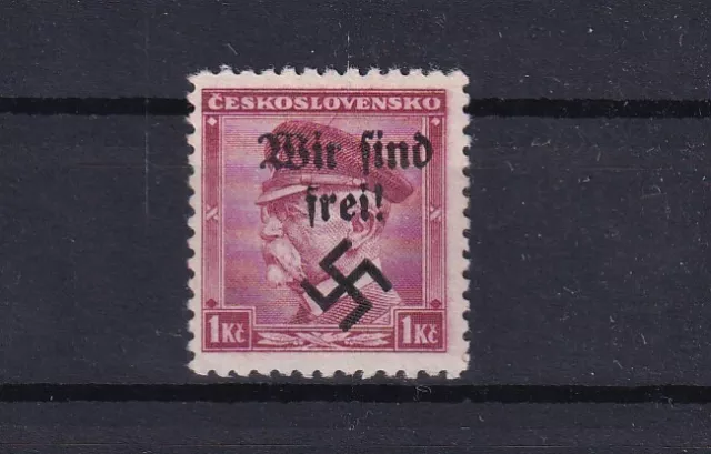 Briefmarke Dt. Besetzung Böhmen und Mähren Ostrau  MiNr. 9 ** postfrisch 1939