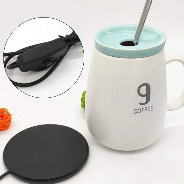 Coffee Cup Warmer Heating Mat Heater for Tea Coffee Milk Home Office Mug Warmer 2