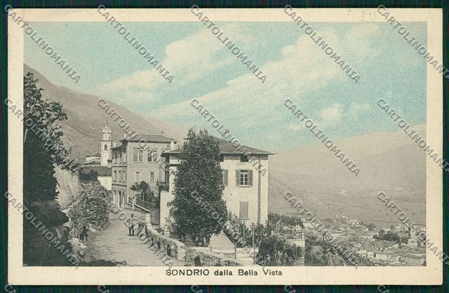 Sondrio città cartolina QQ7389
