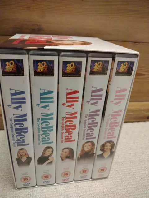 Ally McBeal - The Complete DVD Collection 1 - 5 box set (DVD 2007) *VGC*