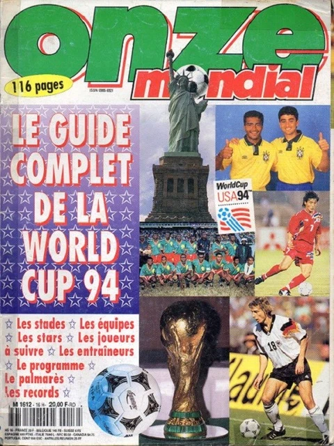 FOOTBALL ONZE MONDIAL SPECIAL GUIDE COUPE DU MONDE MONDIALE
