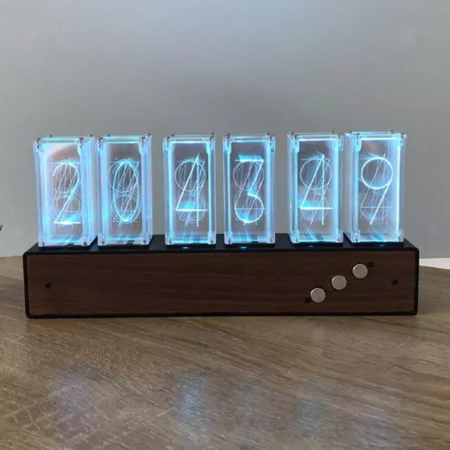 LED Nixie Clock, horloge à tube , Multiples d'horloge à tube Nixie, USB pour