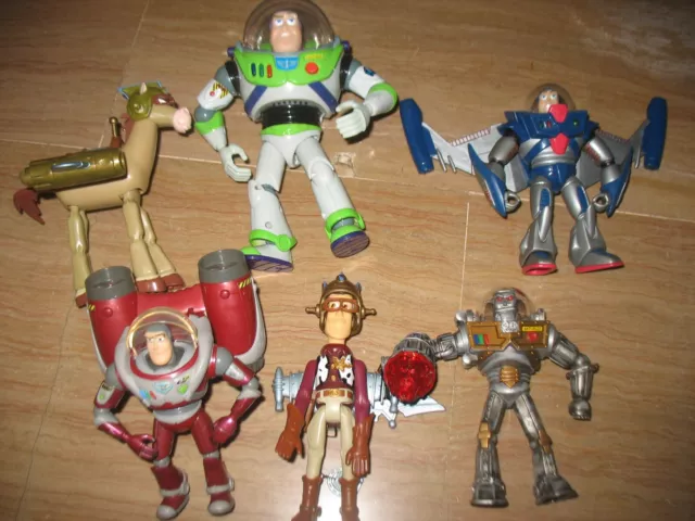 Enorme Vintage Toy Story Pixar ACTION FIGURE LOTTO Buzz lightyear woody RARO