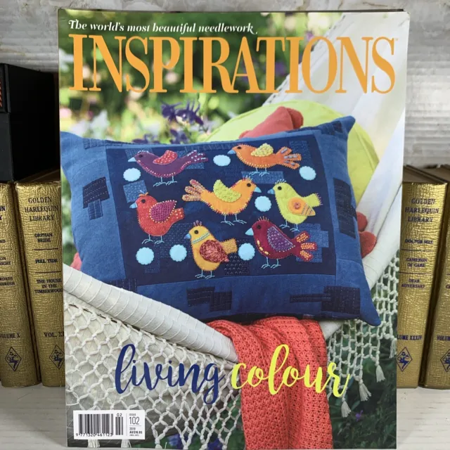 Revista Inspirations Needlework 2019 edición 102 color vivo