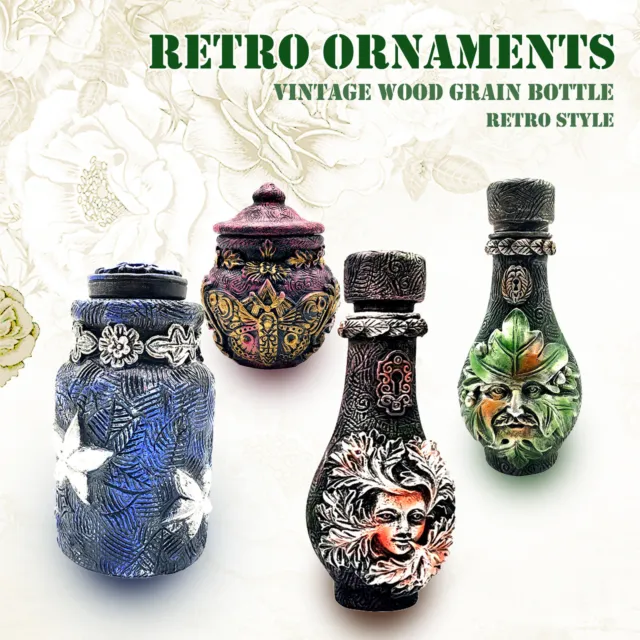 Retro Decorative Bottle Vintage Decorative Ornaments Home Resin Ornaments Bottle