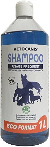 VETOCANIS Shampoing Format Eco Usage Fréquent pour Chien 1L