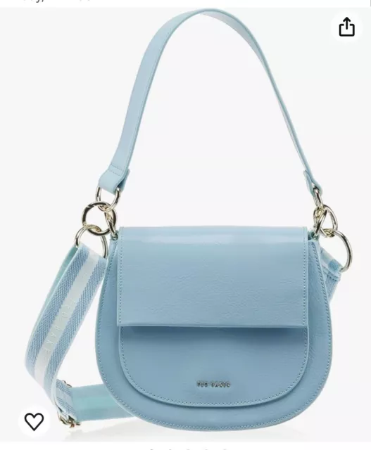 Ted Baker London DARCELL-Branded Webbing Satchel Cross Body, PL-Blue