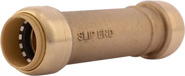 NEW! SHARKBITE 3/4 in. Push-to-Connect Brass Slip Coupling Fitting