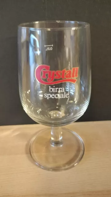 Vecchio Bicchiere Birra Crystall Wuhrer A Forma Di Calice