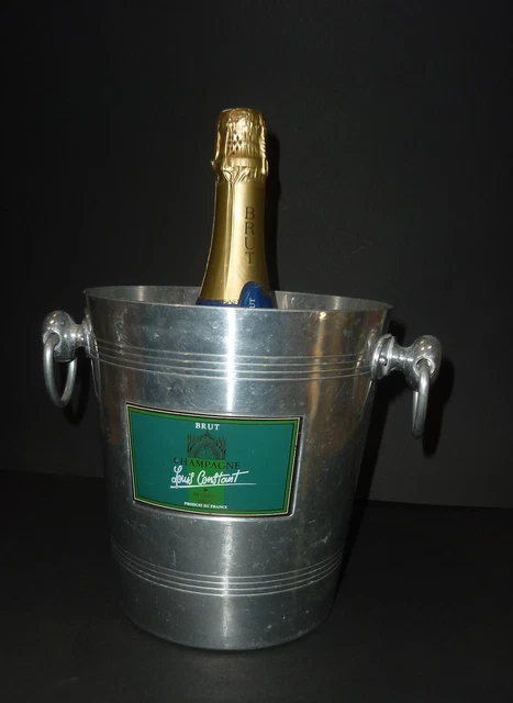 ANCIEN SEAU À champagne Louis Roederer / métal argenté