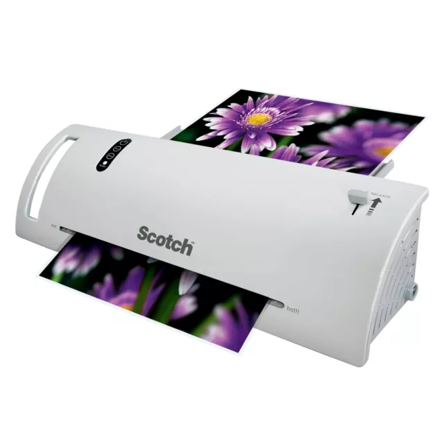 Scotch Thermal Laminator Laminating Machine 2 Roller System Fast WarmsUp 3-5 Mil