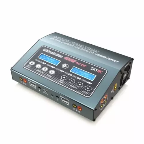 D400 Ultimate Duo 400W  Balance Charger / Discharger / Power Supply  Support 1-7