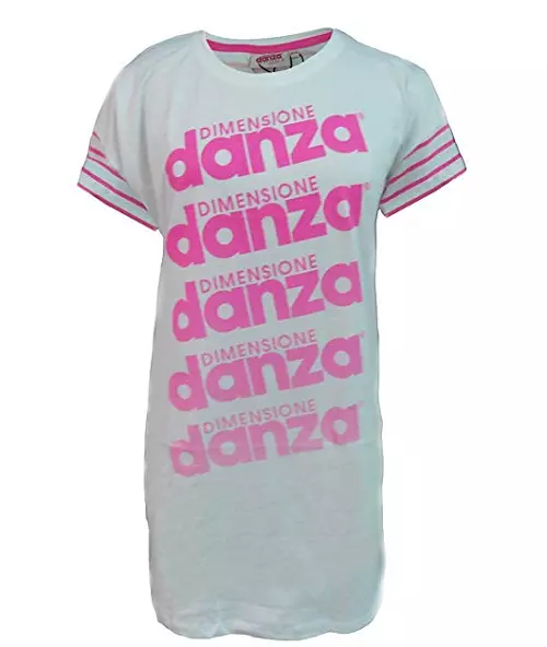 dimensione danza camicia da notte ragazza mezza manica in cotone jersey DD22009