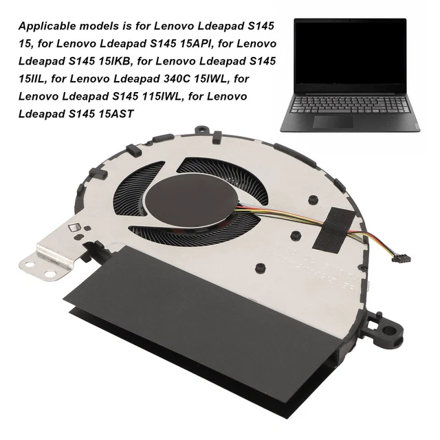 CPU FAN 4 Pin Connector DC 5V 0.5A Laptop Cooling Fans Replacement For