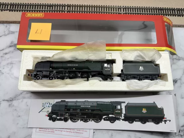 Hornby Oo R2231 46228 Duchess Class 4-6-2 Lms Br Green 'Duchess Of Rutland' Lot1