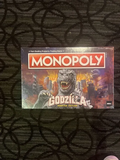 Monopoly Godzilla Monster Edition Board Game -  2020 - 100% Complete