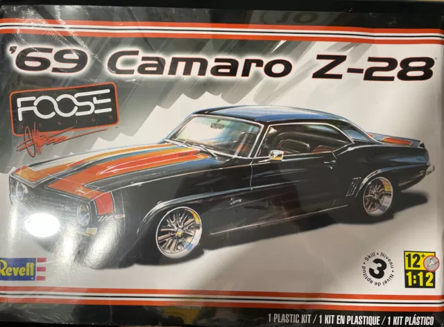 Extremely Rare Revell 2013 85-2811 ‘69 Camaro Z28 FOOSE Design 1:12