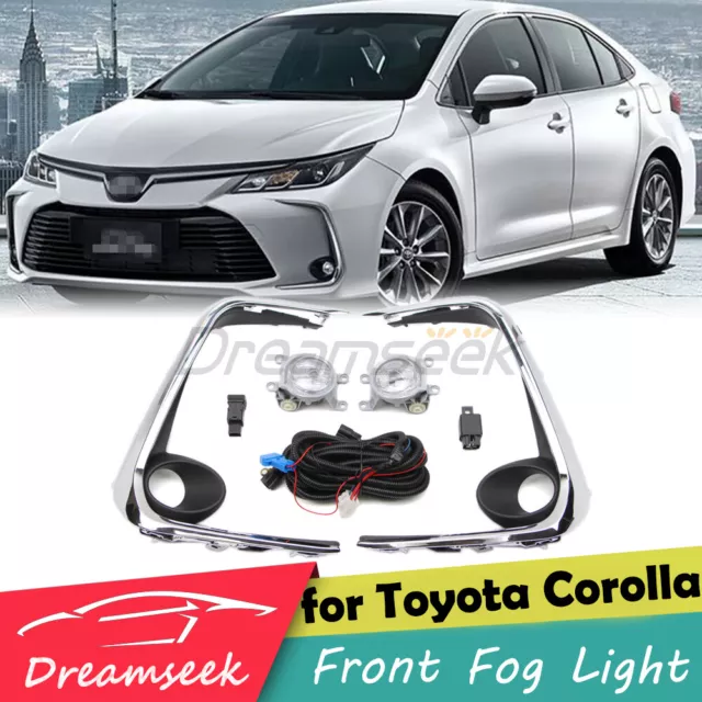 Brouillard Lumière Kit Pour Toyota Corolla 2019 2020 Avec Interrupteur Câblage