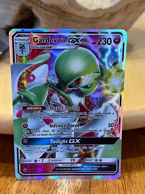 Pokemon Card   GARDEVOIR  GX   Ultra Rare  93/147  BURNING SHADOWS ***MINT***