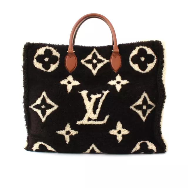 Louis Vuitton Fleece Shearling Monogram Teddy Bumbag Fanny Pack Waist Pouch  930lv28