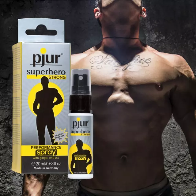 Pjur Superhero Strong Spray - Hochkonzentriertes Verzögerungsspray Für Männer