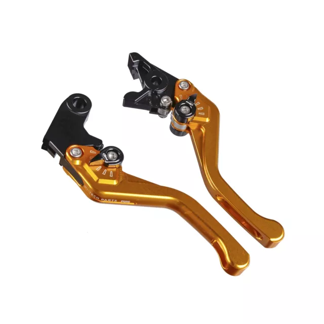 Bremshebel + Kupplungshebel Set v3 kurz gold Yamaha MT-09 Tracer ABS RN29 15