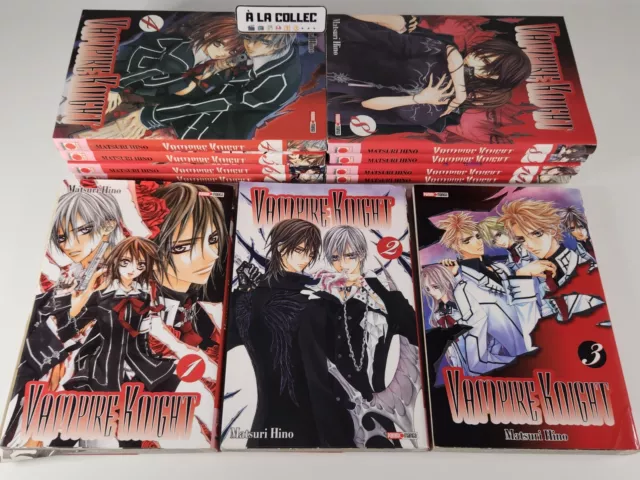 Lot Manga - Vampire Knight Tomes 1 à 11 - Shojo Panini - Matsuri Hino - 2007