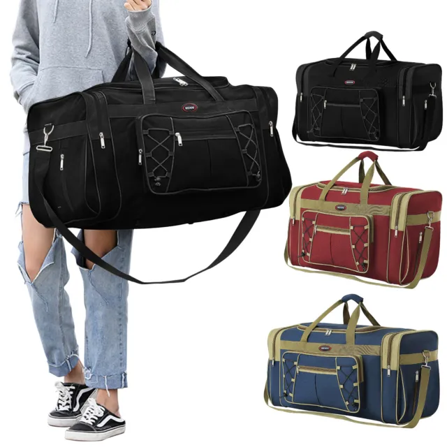 Extra Large Storage Duffle Bag with Zippers and Handles 72L Foldable Duffle Bag