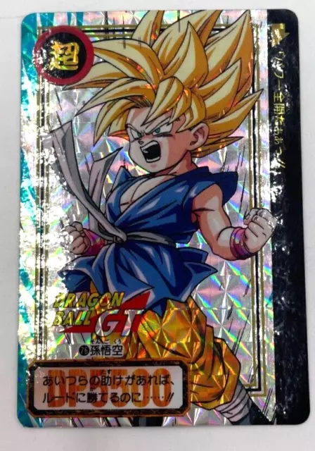 OOAK DRAGONBALL GT CARDDASS Part29 Gold Card No.127 1127 Super