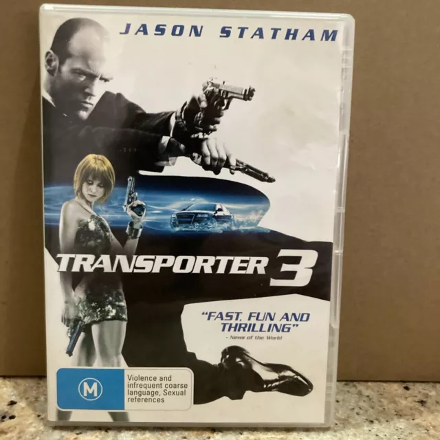 The Transporter 3 - Jason Stratham - Region 4 - Rated M