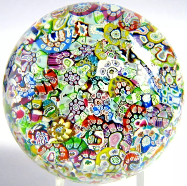 Briefbeschwerer Paperweight PERTHSHIRE PP19 Millefiori End of Day 1975