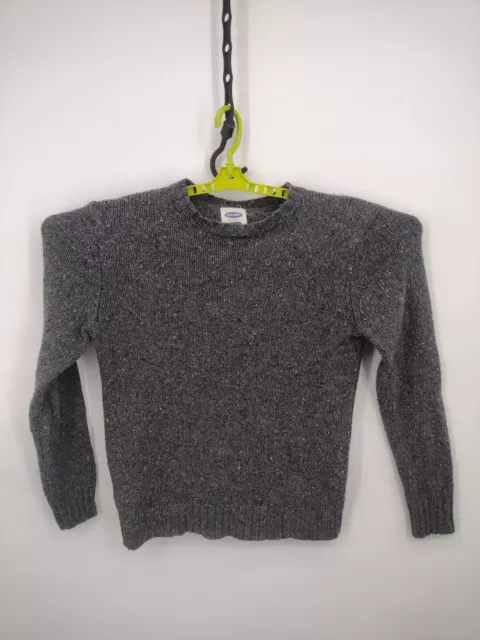 Old Navy Sweater Mens S Gray Wool Long Sleeve Knit Pullover Heathered Size Blend 2