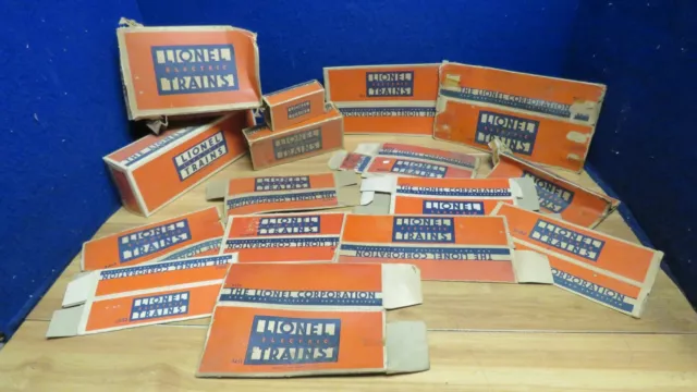 Lionel O Assorted Empty Boxes Postwar 2457/95/ 2452 X Gondola / 2657    610386