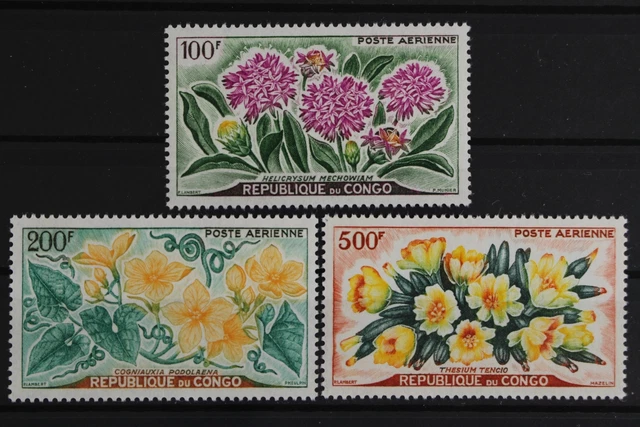 Kongo (Brazzaville), MiNr. 9-11, postfrisch / MNH - 635306