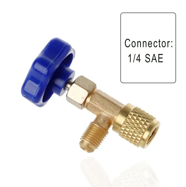 Ouvre-Carton De Frigorigène R134a Auto - Décapsuleur Can Tap Avec Poinçon Manuel, Filetage M14/1/4"
