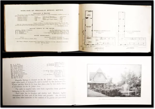 Magnolia Springs Hotel Jacksonville Florida St Johns River c1890 ilustre poco común 2