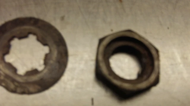 1972 Yamaha 125 Enduro Sprocket Front Nut T4-2