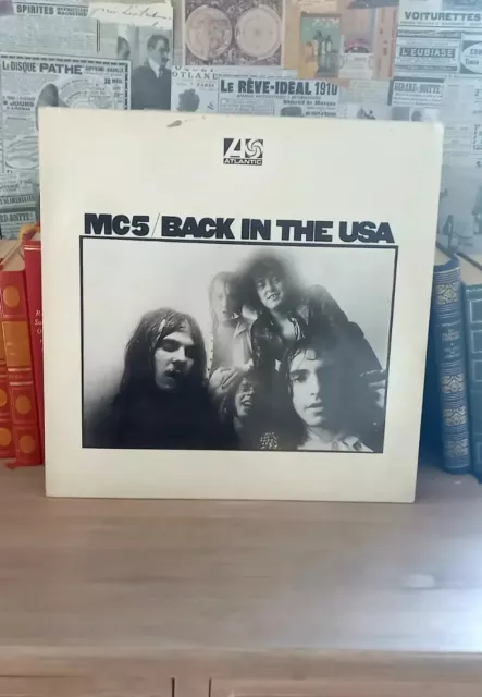 Disque Vinyle 33T BACK in the USA By MC5, Atlantic Studio, 1970