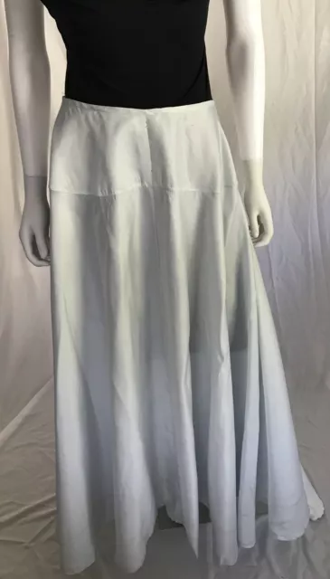 Vintage Pale Blue Acetate Crepe Long Full Skirt 30s 40s Theatre Costume