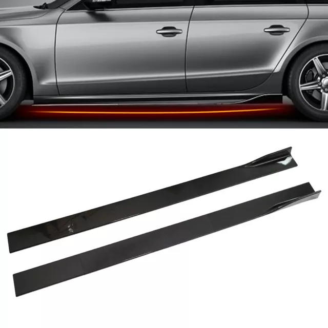 Für Porsche 911 996 Seitenschweller Sideskirts Schweller Kohlefaser Schwarz 2