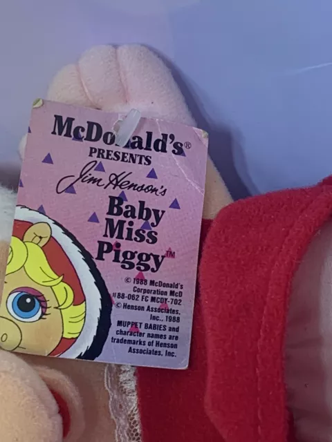 VTG Fozzie Bear Jim Henson Muppets Rare Miss Piggy Plush Fisher Price Doll Lot   9