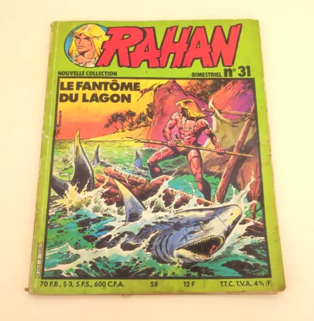 Bd Rahan Nouvelle Collection Bimestriel N°31 Le Fantome Du Lagon