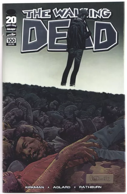 The Walking Dead #100 Chrom Variante 2012 9,8 Cgc It 1. Negan Bild Comics