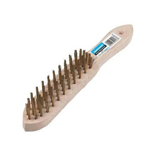 Silverline Fil en Laiton Brosse 4 Rangée Ingénierie Mécanique Outil