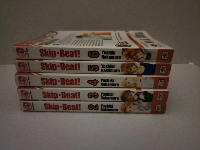 Skip Beat Manga Lot By Yoshiki Nakamura Volumes 2-6 Skip Beat Manga Lot By Yoshiki Nakamura Volumes 2-6
