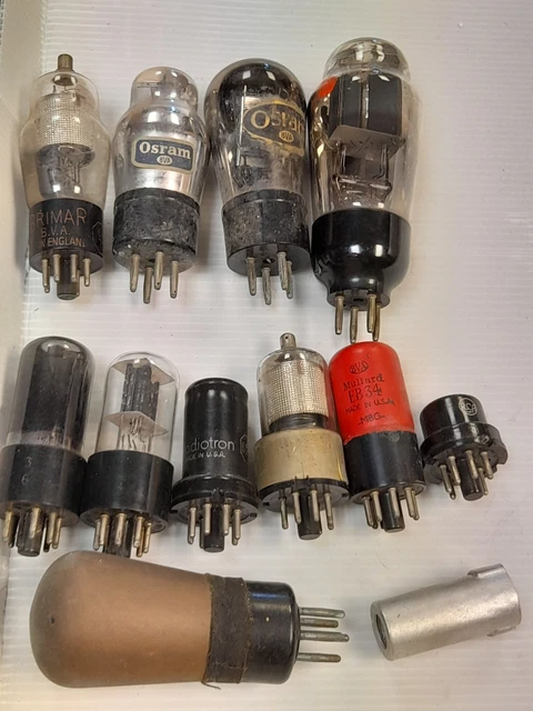 ASSORTED LARGE VALVES - Lindars Radios £15.00 - PicClick UK